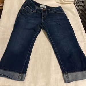 Old Navy Blue Jean Capris- size 14 regular